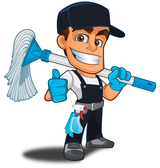 Cleaning service professional